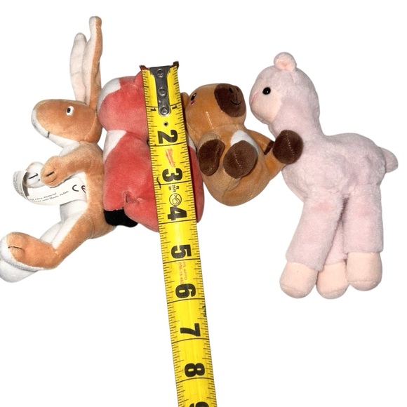 Set of Four small Plush Animal Toys - Picture 6 of 6